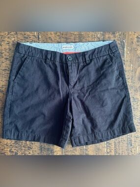 Merona woman Black Flat-Front Chino Shorts